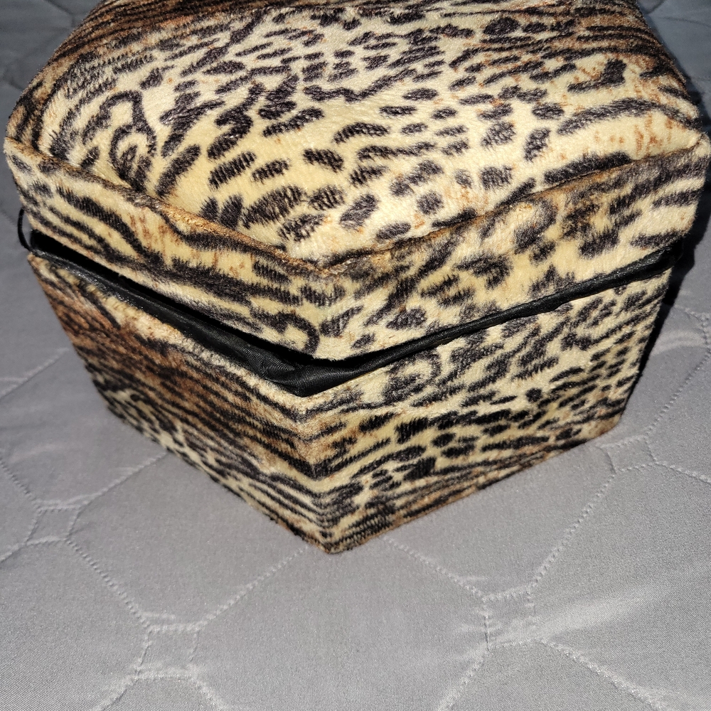 Leopard Print Jewelry Box